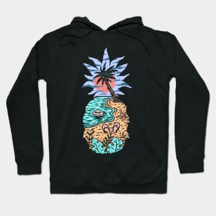 Pineapple Paradise Beach Hoodie